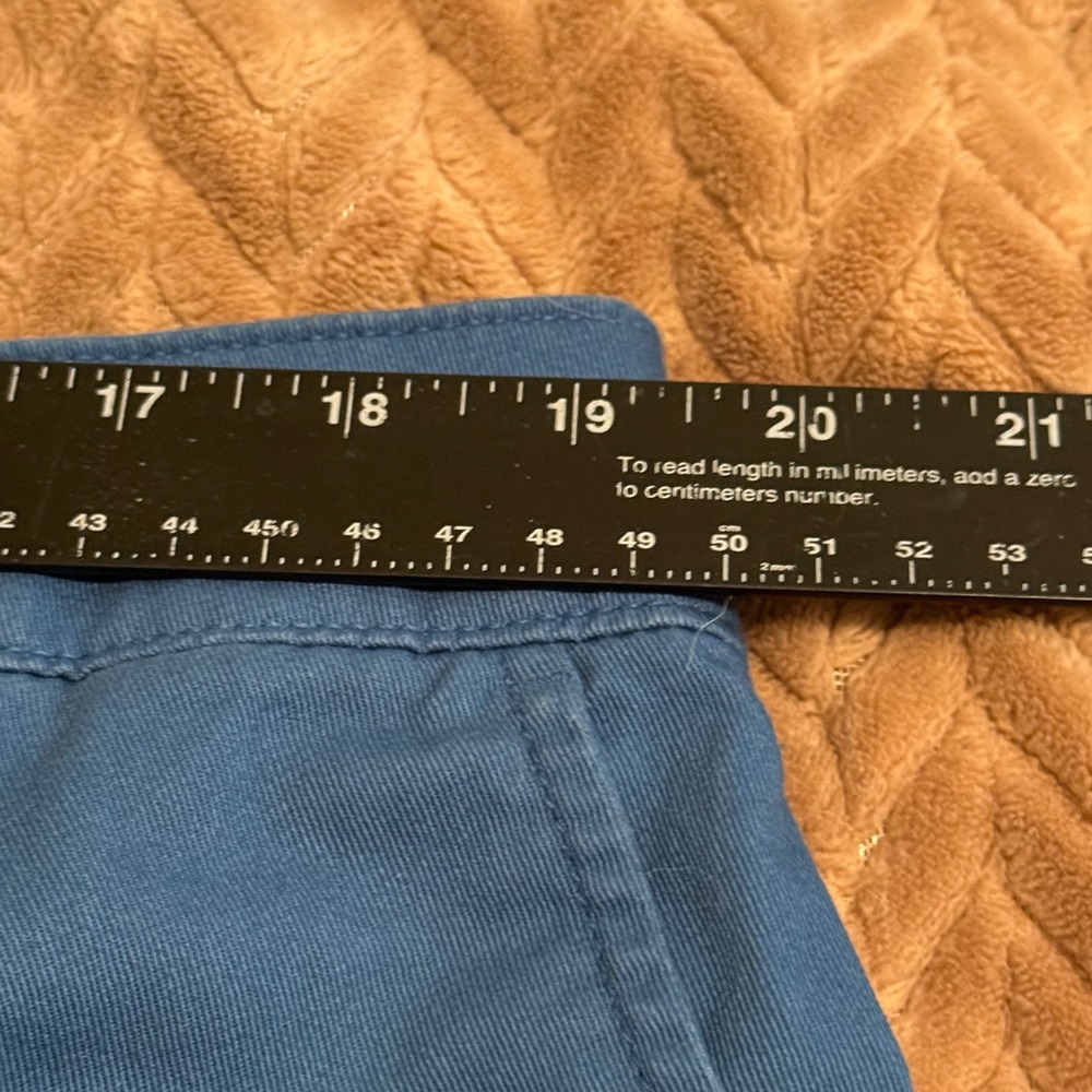 Lane Bryant Women Blue Chino Pants Straight Leg Stretch Size 18 Casual Workwear - Picture 4 of 9